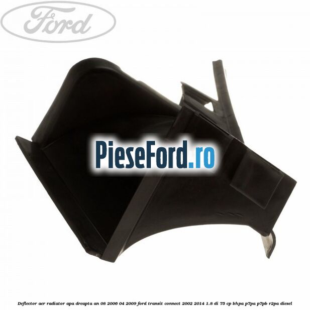 Deflector aer radiator apa dreapta an 08/2006-04/2009 Ford Transit Connect 2002-2014 1.8 Di 75 cp Deflector aer radiator apa dreapta an 08/2006-04/2009 Ford Transit Connect 2002-2014 1.8 Di 75 cp BHPA, P7PA, P7PB, R2PA diesel