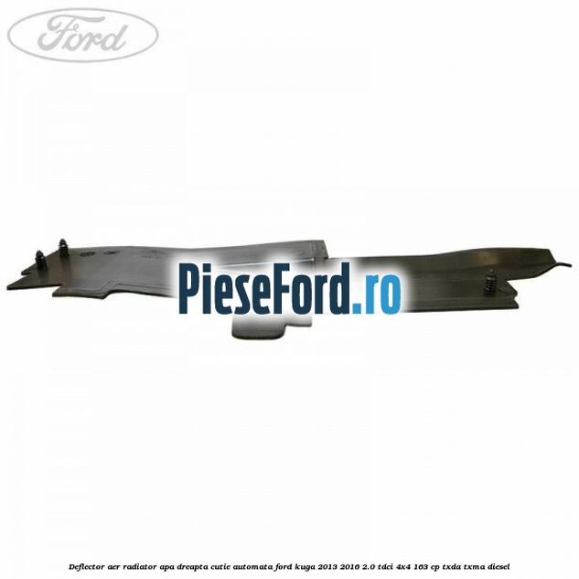 Deflector aer radiator apa dreapta cutie automata Ford Kuga 2013-2016 2.0 TDCi 4x4 163 cp TXDA, TXMA diesel
