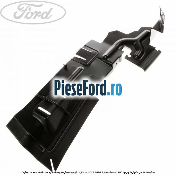 Deflector aer radiator apa dreapta fara BEV Ford Focus 2011-2014 1.6 EcoBoost 150 cp JQDA, JQDB, YUDA benzina