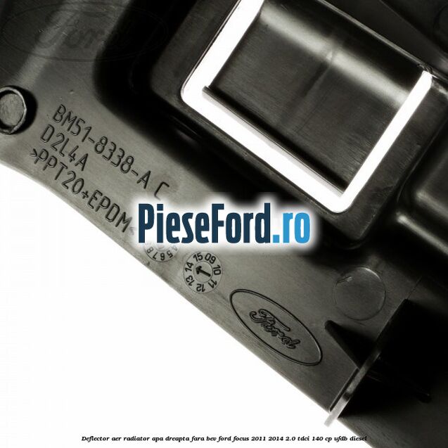 Deflector aer radiator apa dreapta fara BEV Ford Focus 2011-2014 2.0 TDCi 140 cp Deflector aer radiator apa dreapta fara BEV Ford Focus 2011-2014 2.0 TDCi 140 cp UFDB diesel
