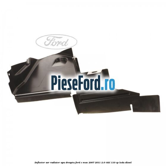 Deflector aer radiator apa dreapta Ford C-Max 2007-2011 2.0 TDCi 110 cp IXDA diesel