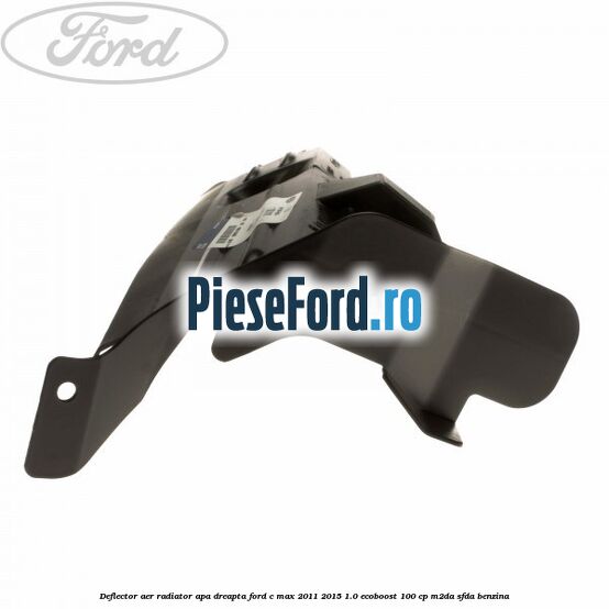 Deflector aer radiator apa dreapta Ford C-Max 2011-2015 1.0 EcoBoost 100 cp M2DA, SFDA benzina