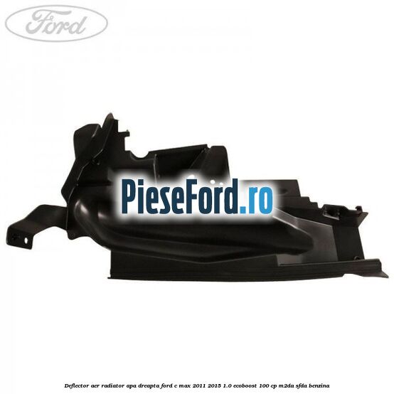 Deflector aer radiator apa dreapta Ford C-Max 2011-2015 1.0 EcoBoost 100 cp M2DA, SFDA benzina