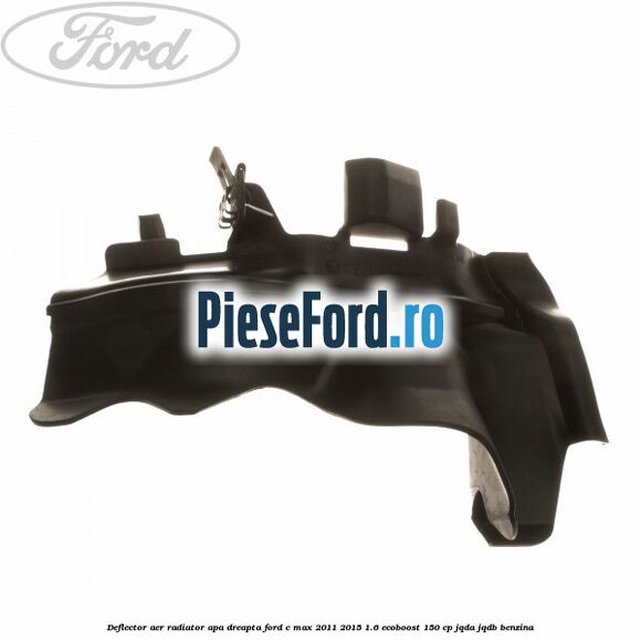 Deflector aer radiator apa dreapta Ford C-Max 2011-2015 1.6 EcoBoost 150 cp JQDA, JQDB benzina
