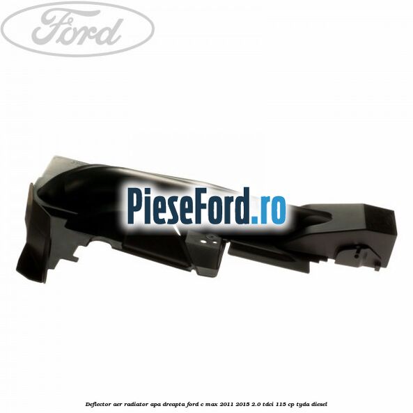 Deflector aer radiator apa dreapta Ford C-Max 2011-2015 2.0 TDCi 115 cp TYDA diesel