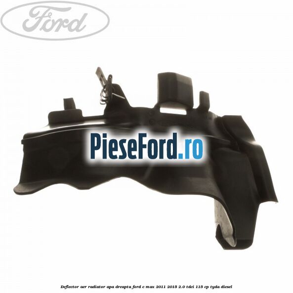 Deflector aer radiator apa dreapta Ford C-Max 2011-2015 2.0 TDCi 115 cp TYDA diesel