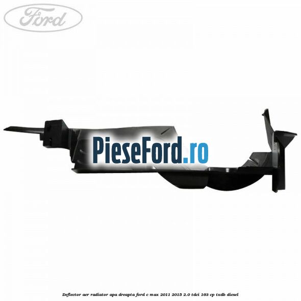 Deflector aer radiator apa dreapta Ford C-Max 2011-2015 2.0 TDCi 163 cp Deflector aer radiator apa dreapta Ford C-Max 2011-2015 2.0 TDCi 163 cp TXDB diesel