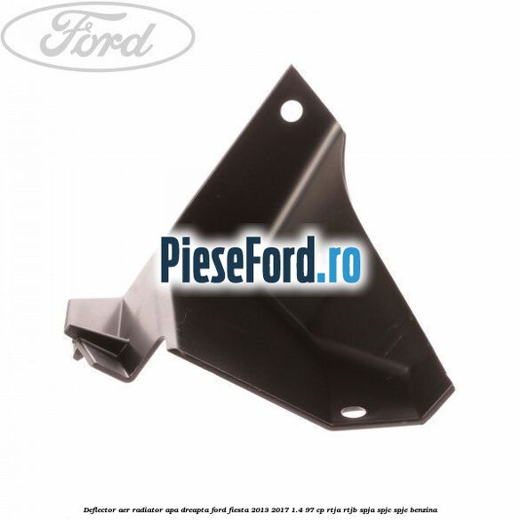 Deflector aer radiator apa dreapta Ford Fiesta 2013-2017 1.4 97 cp RTJA, RTJB, SPJA, SPJC, SPJE benzina