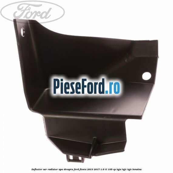 Deflector aer radiator apa dreapta Ford Fiesta 2013-2017 1.6 Ti 105 cp IQJA, IQJC, IQJE benzina