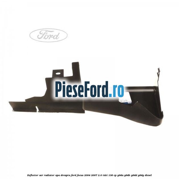 Deflector aer radiator apa dreapta Ford Focus 2004-2007 2.0 TDCi 136 cp Deflector aer radiator apa dreapta Ford Focus 2004-2007 2.0 TDCi 136 cp G6DA, G6DB, G6DD, G6DG diesel
