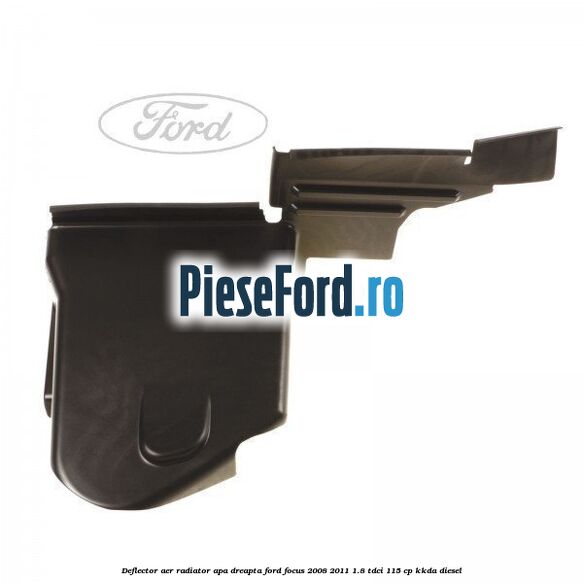 Deflector aer radiator apa dreapta Ford Focus 2008-2011 1.8 TDCi 115 cp Deflector aer radiator apa dreapta Ford Focus 2008-2011 1.8 TDCi 115 cp KKDA diesel