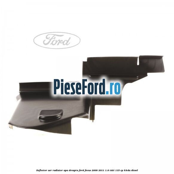 Deflector aer radiator apa dreapta Ford Focus 2008-2011 1.8 TDCi 115 cp Deflector aer radiator apa dreapta Ford Focus 2008-2011 1.8 TDCi 115 cp KKDA diesel