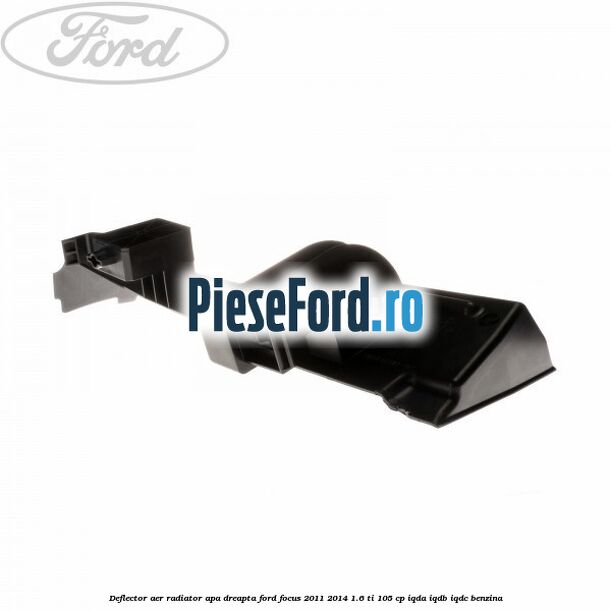 Deflector aer radiator apa dreapta Ford Focus 2011-2014 1.6 Ti 105 cp IQDA, IQDB, IQDC benzina