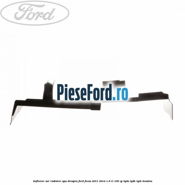Deflector aer radiator apa dreapta Ford Focus 2011-2014 1.6 Ti 105 cp IQDA, IQDB, IQDC benzina