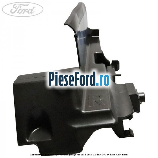 Deflector aer radiator apa dreapta Ford Focus 2014-2018 2.0 TDCi 150 cp Deflector aer radiator apa dreapta Ford Focus 2014-2018 2.0 TDCi 150 cp T7DA, T7DB diesel