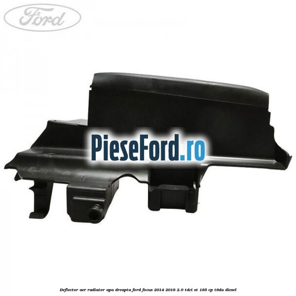 Deflector aer radiator apa dreapta Ford Focus 2014-2018 2.0 TDCi ST 185 cp T8DA diesel