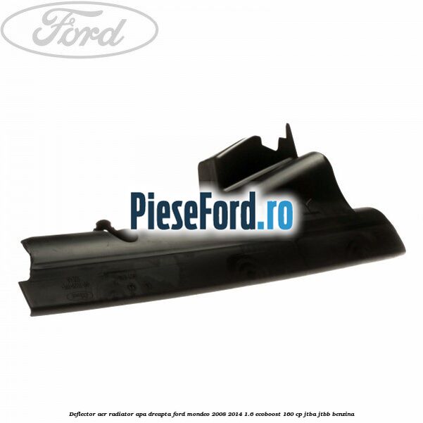 Deflector aer radiator apa dreapta Ford Mondeo 2008-2014 1.6 EcoBoost 160 cp JTBA, JTBB benzina