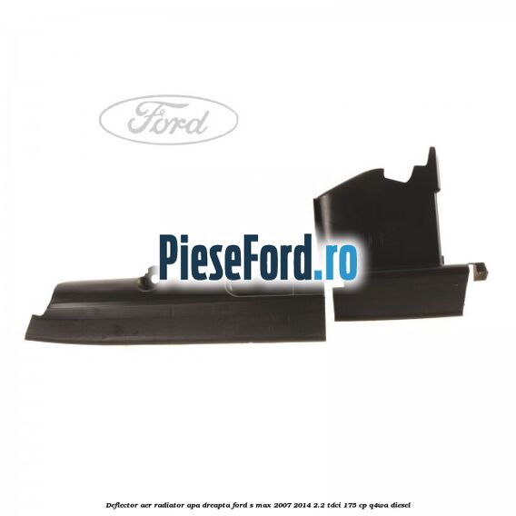 Deflector aer radiator apa dreapta Ford S-Max 2007-2014 2.2 TDCi 175 cp Q4WA diesel