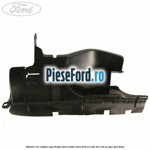Deflector aer radiator apa dreapta Ford Transit 2014-2018 2.2 TDCi 4x4 125 cp Deflector aer radiator apa dreapta Ford Transit 2014-2018 2.2 TDCi 4x4 125 cp CY24, CYR5 diesel