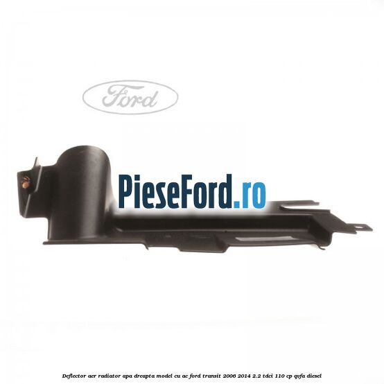 Deflector aer radiator apa dreapta model cu AC Ford Transit 2006-2014 2.2 TDCi 110 cp QVFA diesel