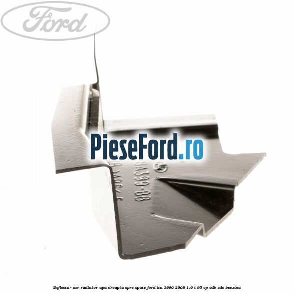 Deflector aer radiator apa dreapta spre spate Ford Ka 1996-2008 1.6 i 95 cp Deflector aer radiator apa dreapta spre spate Ford Ka 1996-2008 1.6 i 95 cp CDB, CDC benzina