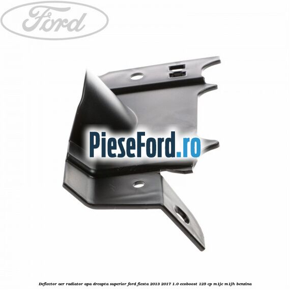 Deflector aer radiator apa dreapta superior Ford Fiesta 2013-2017 1.0 EcoBoost 125 cp M1JE, M1JH benzina