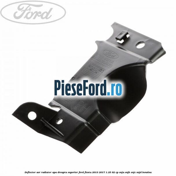 Deflector aer radiator apa dreapta superior Ford Fiesta 2013-2017 1.25 82 cp SNJA, SNJB, SNJC, SNJD benzina
