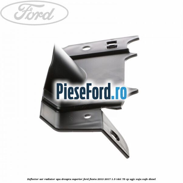 Deflector aer radiator apa dreapta superior Ford Fiesta 2013-2017 1.5 TDCi 75 cp UGJC, XUJA, XUJB diesel