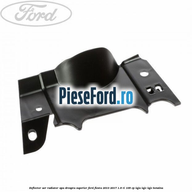 Deflector aer radiator apa dreapta superior Ford Fiesta 2013-2017 1.6 Ti 105 cp IQJA, IQJC, IQJE benzina