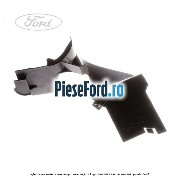 Deflector aer radiator apa dreapta superior Ford Kuga 2008-2012 2.0 TDCI 4x4 163 cp TXDA diesel