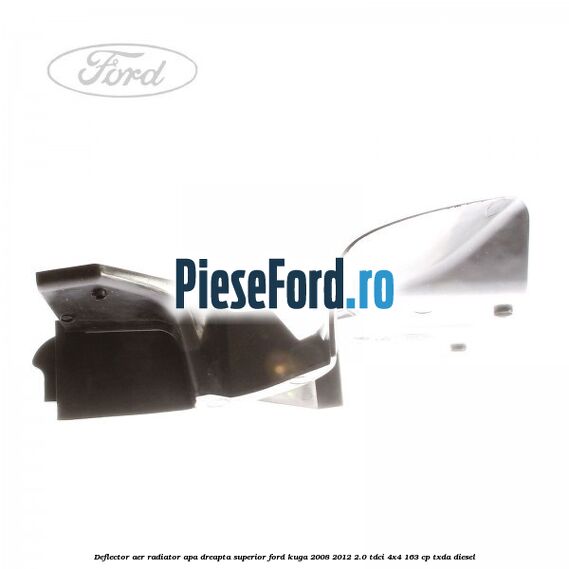 Deflector aer radiator apa dreapta superior Ford Kuga 2008-2012 2.0 TDCI 4x4 163 cp TXDA diesel