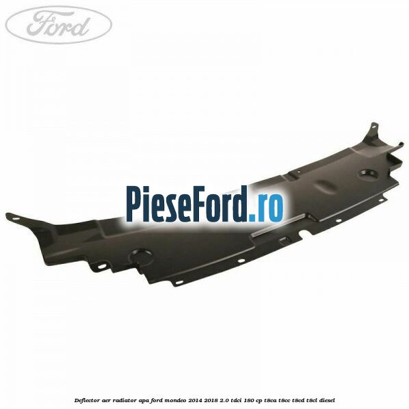 Deflector aer radiator apa Ford Mondeo 2014-2018 2.0 TDCi 180 cp T8CA, T8CC, T8CD, T8CL diesel