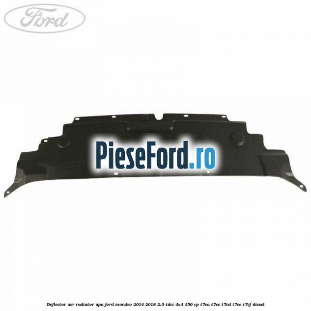 Deflector aer radiator apa Ford Mondeo 2014-2018 2.0 TDCi 4x4 150 cp T7CA, T7CC, T7CD, T7CE, T7CF diesel