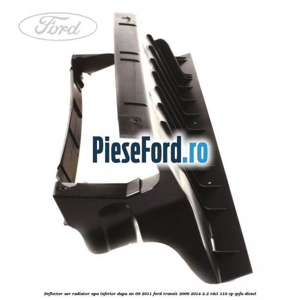 Deflector aer radiator apa inferior dupa an 09/2011 Ford Transit 2006-2014 2.2 TDCi 110 cp QVFA diesel