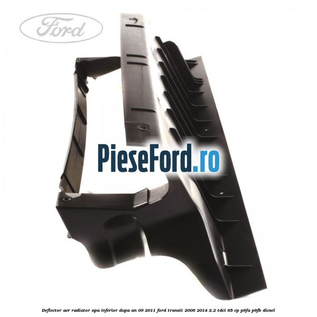 Deflector aer radiator apa inferior dupa an 09/2011 Ford Transit 2006-2014 2.2 TDCi 85 cp P8FA, P8FB diesel