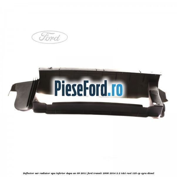 Deflector aer radiator apa inferior dupa an 09/2011 Ford Transit 2006-2014 2.2 TDCi RWD 125 cp CYRA diesel