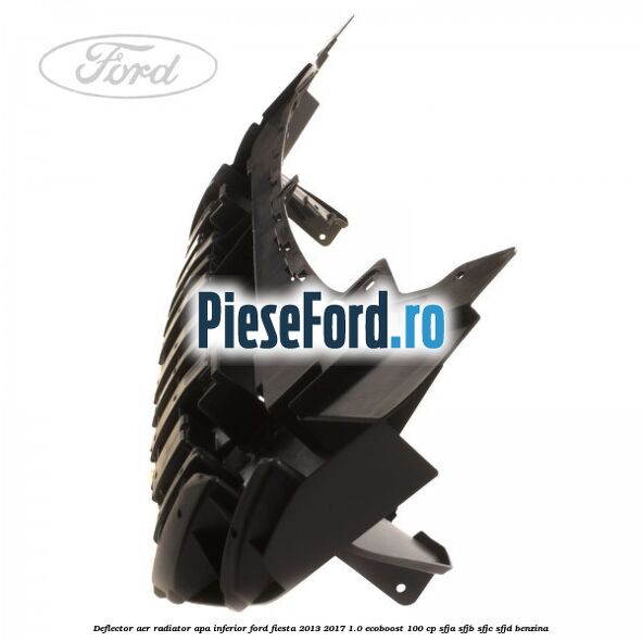 Deflector aer radiator apa inferior Ford Fiesta 2013-2017 1.0 EcoBoost 100 cp Deflector aer radiator apa inferior Ford Fiesta 2013-2017 1.0 EcoBoost 100 cp SFJA, SFJB, SFJC, SFJD benzina