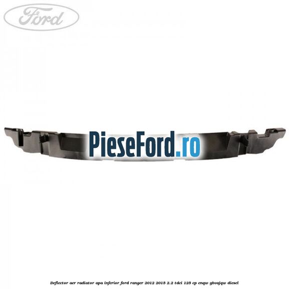 Deflector aer radiator apa inferior Ford Ranger 2012-2015 2.2 TDCi 125 cp ENQW, GBVAJQW diesel