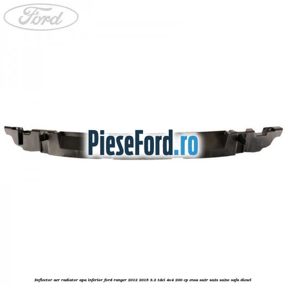 Deflector aer radiator apa inferior Ford Ranger 2012-2015 3.2 TDCi 4x4 200 cp ENSA, SA2R, SA2S, SA2W, SAFA diesel