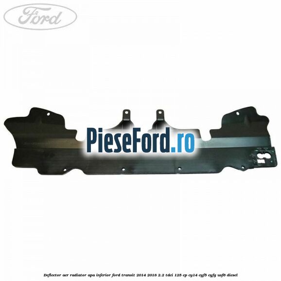 Deflector aer radiator apa inferior Ford Transit 2014-2018 2.2 TDCi 125 cp CY14, CYF5, CYFG, USF6 diesel