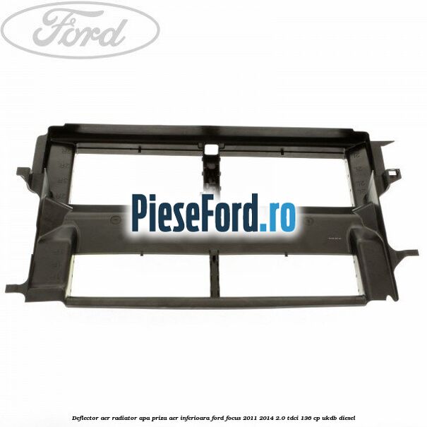 Deflector aer radiator apa, priza aer inferioara Ford Focus 2011-2014 2.0 TDCi 136 cp UKDB diesel
