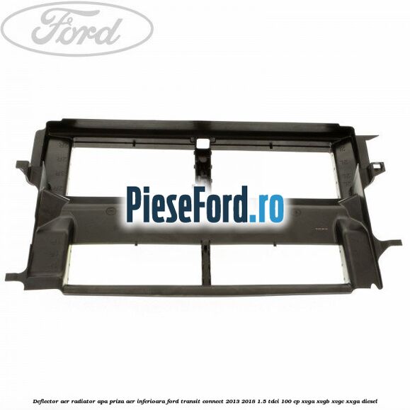 Deflector aer radiator apa, priza aer inferioara Ford Transit Connect 2013-2018 1.5 TDCi 100 cp XVGA, XVGB, XVGC, XXGA diesel