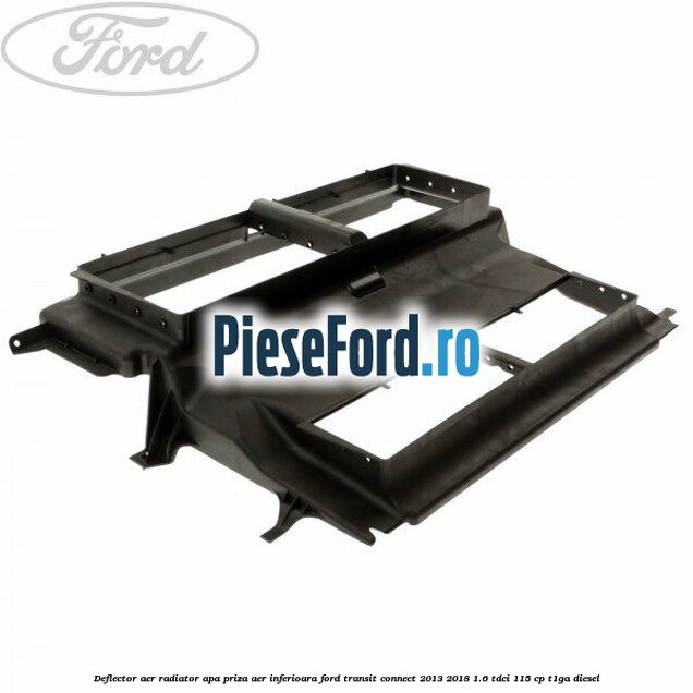 Deflector aer radiator apa, priza aer inferioara Ford Transit Connect 2013-2018 1.6 TDCi 115 cp T1GA diesel