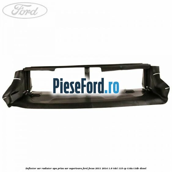 Deflector aer radiator apa priza aer superioara Ford Focus 2011-2014 1.6 TDCi 115 cp T1DA, T1DB diesel