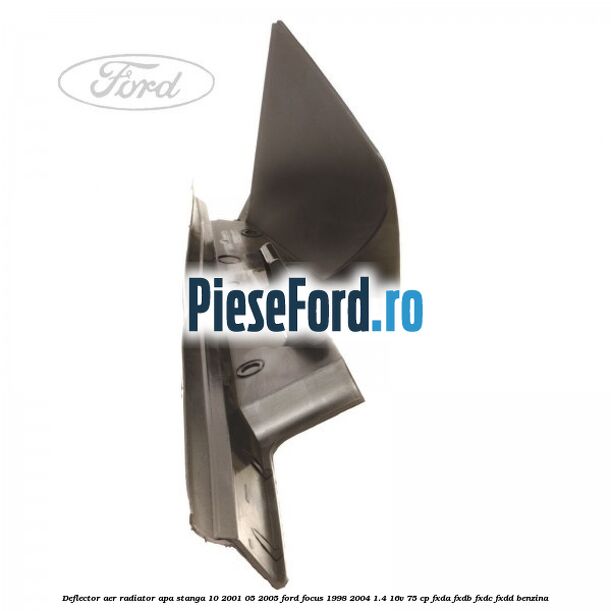 Deflector aer radiator apa stanga 10/2001-05/2005 Ford Focus 1998-2004 1.4 16V 75 cp FXDA, FXDB, FXDC, FXDD benzina