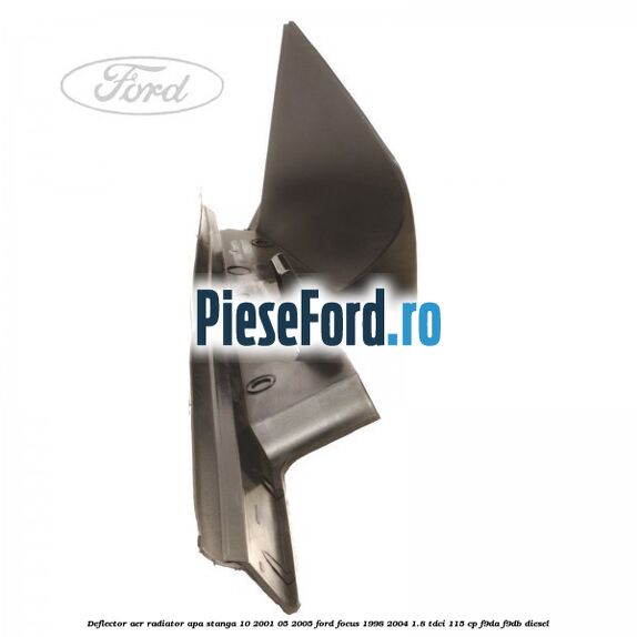Deflector aer radiator apa stanga 10/2001-05/2005 Ford Focus 1998-2004 1.8 TDCi 115 cp F9DA, F9DB diesel