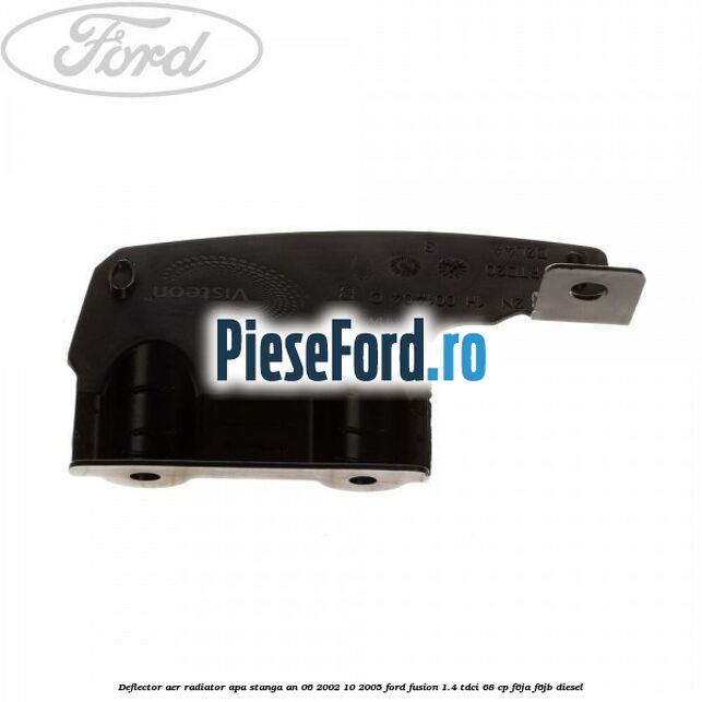 Deflector aer radiator apa stanga an 06/2002-10/2005 Ford Fusion 1.4 TDCi 68 cp F6JA, F6JB diesel