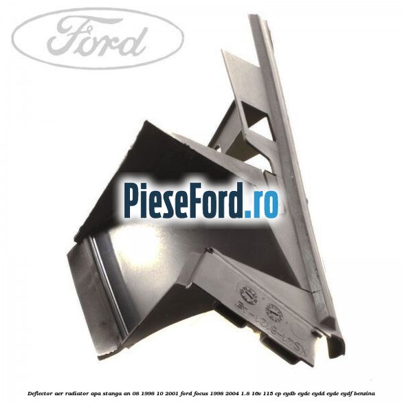 Deflector aer radiator apa stanga an 08/1998-10/2001 Ford Focus 1998-2004 1.8 16V 115 cp EYDB, EYDC, EYDD, EYDE, EYDF benzina