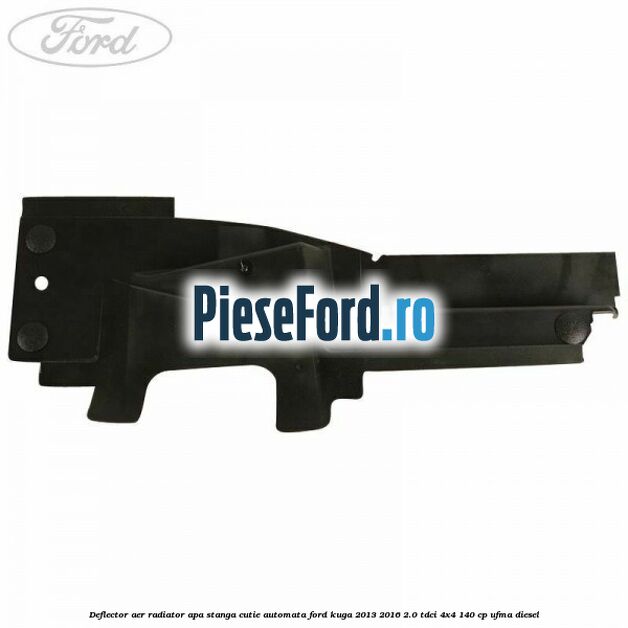 Deflector aer radiator apa stanga cutie automata Ford Kuga 2013-2016 2.0 TDCi 4x4 140 cp UFMA diesel