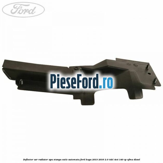Deflector aer radiator apa stanga cutie automata Ford Kuga 2013-2016 2.0 TDCi 4x4 140 cp UFMA diesel